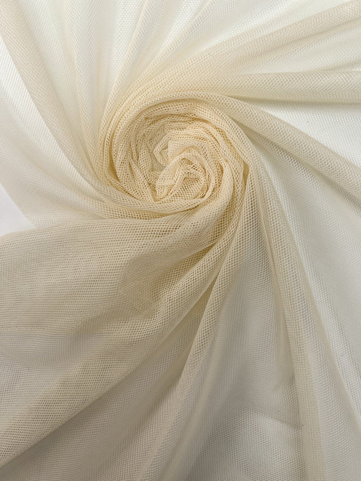 Cotton Stretch Mesh Beige