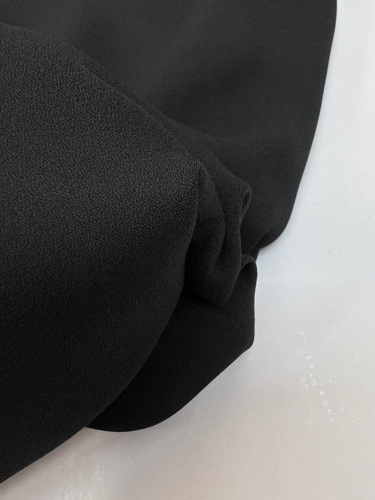 Polyamide Crepe Fabric Black