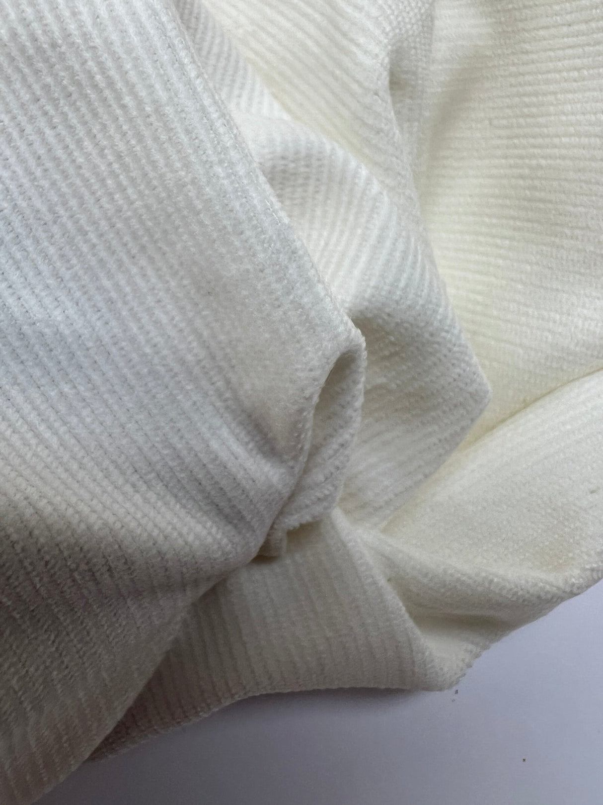 Cotton Corduroy White Shade