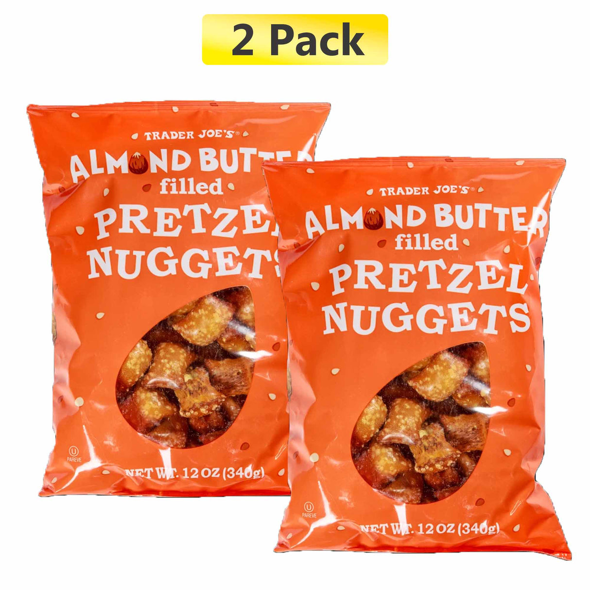 Trader Joe's Almond Butter Filled Pretzel Nuggets | 12 oz