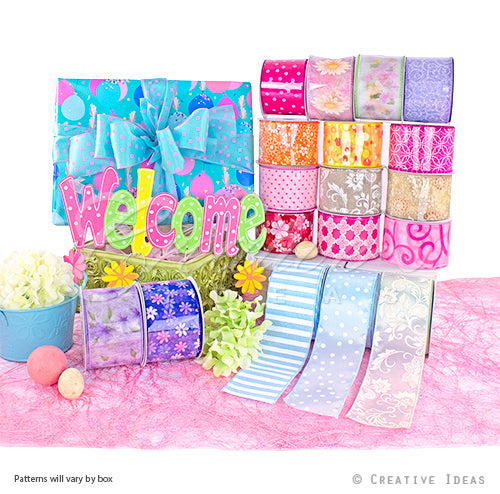 2 1/2" Spring Ribbons Assorted-10 Yds (Assorted)