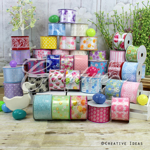 2 1/2" Spring Ribbons Assorted-10 Yds (Assorted)