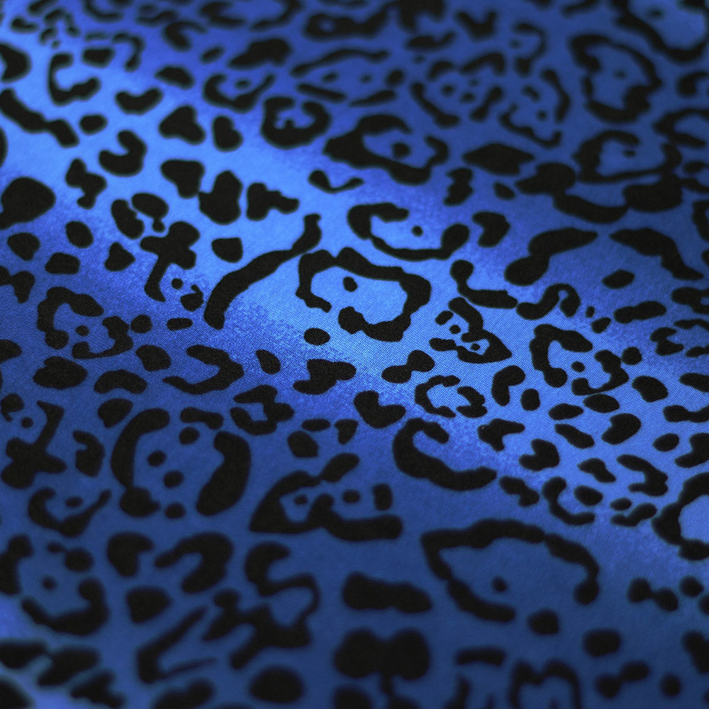Cheetah Stripe Poly Spandex Fabric - Multicolor Cheetah Leopard Print, 58/60" Width (1 Yard)