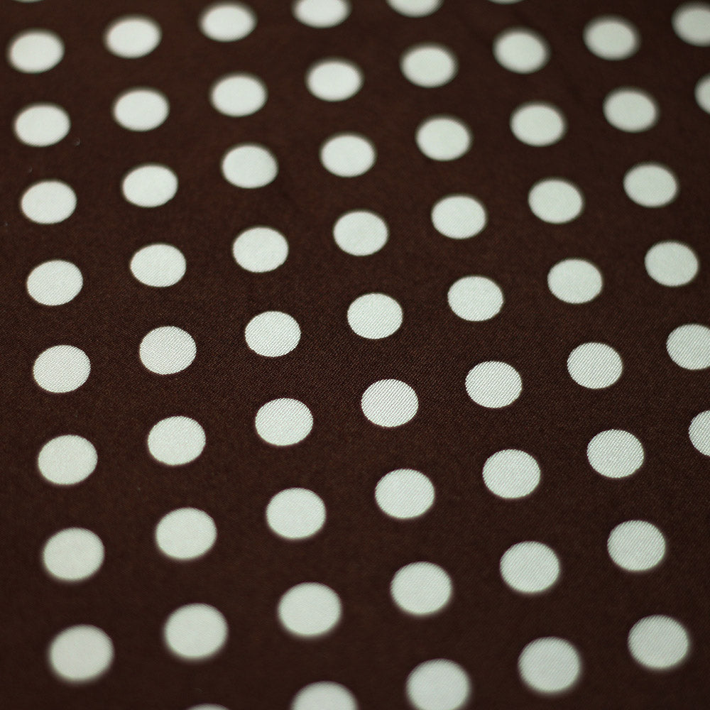 E-Z Dots Nylon Spandex Fabric - Large Polka Dots Print, 58/60" Width (1 Yard)