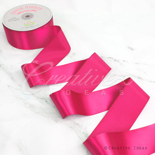 2" Single Face Satin Ribbon - 50 Yards (Azalea)
