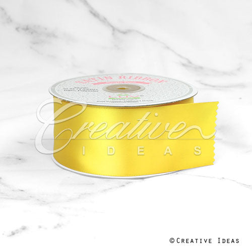 2" Single Face Satin Ribbon - 50 Yards (Daffodil)