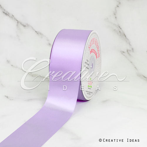 2" Single Face Satin Ribbon - 50 Yards (Lavender)