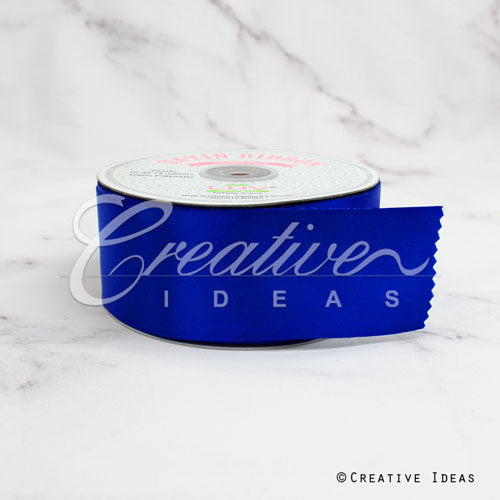 2" Single Face Satin Ribbon - 50 Yards (Royal Blue)