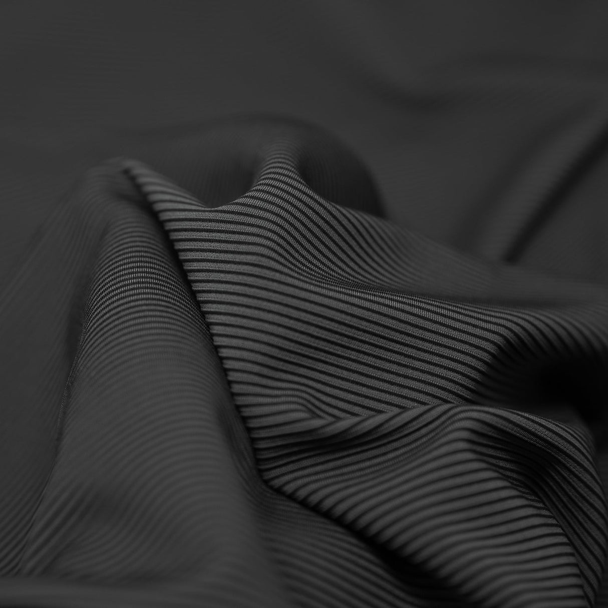 Stretch Rib Knit Fabric Two Tone