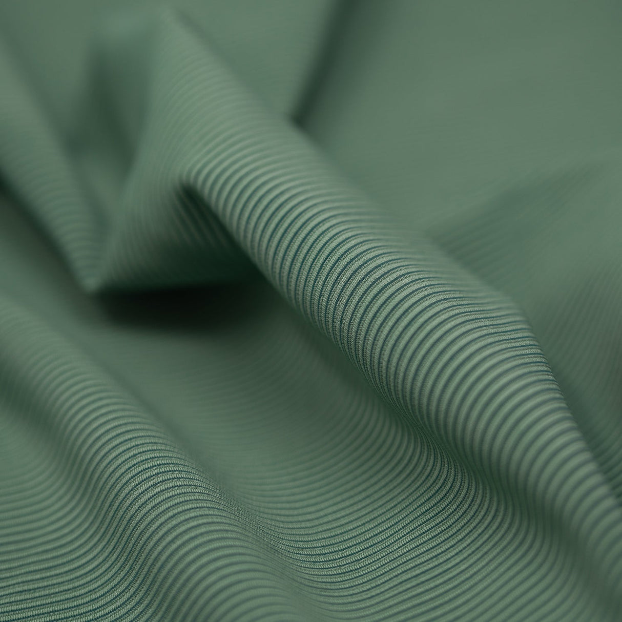 Two Tone Stretch Rib Knit Polyester Spandex Fabric - Black/Charcoal, Ribbed Texture, 59/60" Cut Width, 57" Usable Width (1 Yard)