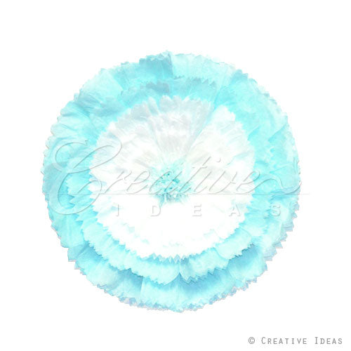 20" Tissue Starburst Flowers-Pc (Blue)