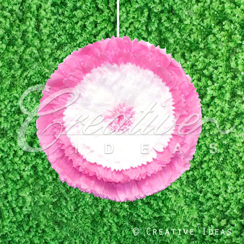 20" Tissue Starburst Flowers-Pc (Pink)