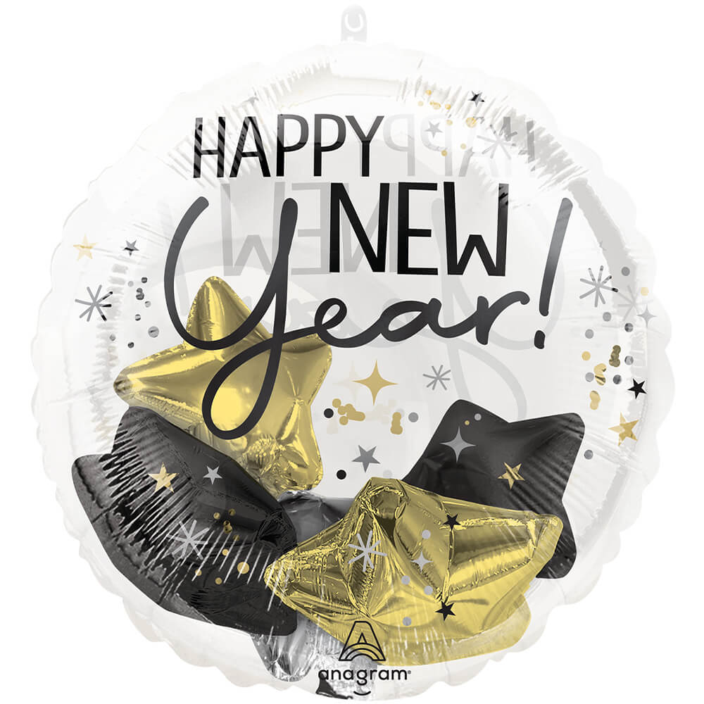 New Year’s Plastic Balloon