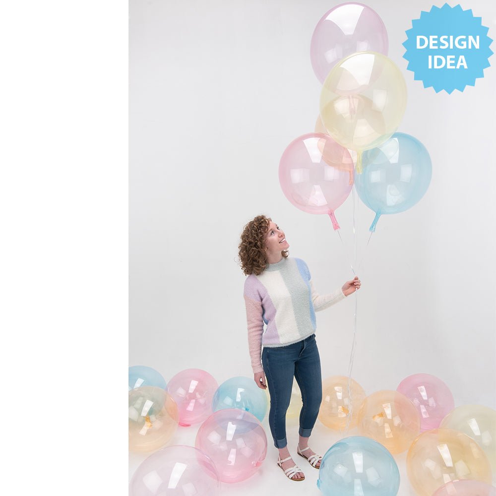 Plastic Balloon 20 Inch Crystal Clearz Clear