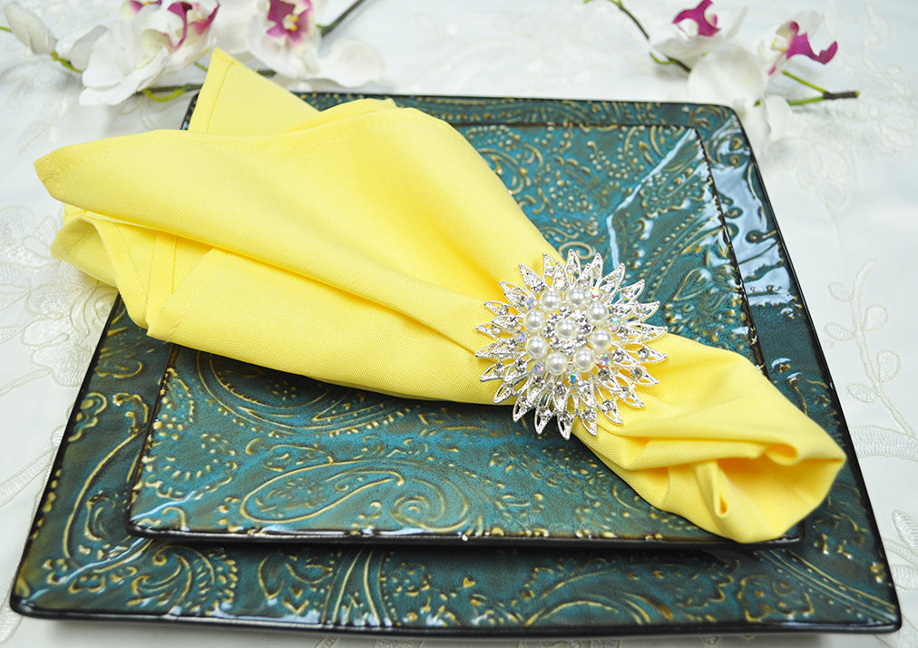 Elegant Cotton Table Napkins for Stylish Dining (240 GSM)