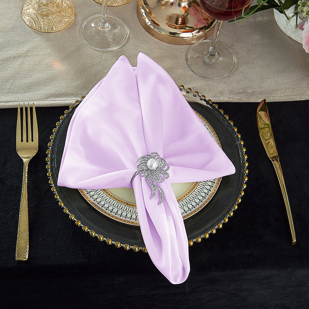 Scuba Dinner Napkins 20x20 Lavender