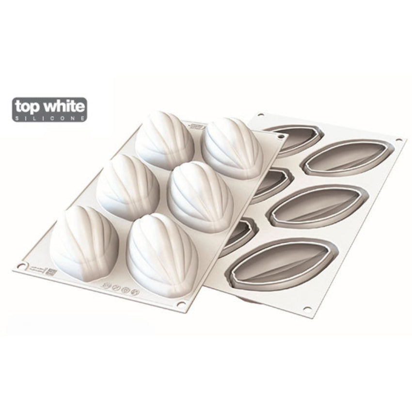 Silikomart "CACAO 120" Flexible Baking & Freezing Mold, 4.05 Oz., 6 Cavities