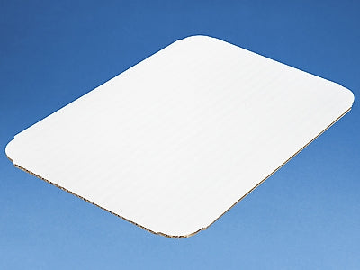 9" x 7" White Rectangle Cake Pad