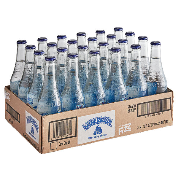 Jarritos® Mineragua 12 fl. oz. Sparkling Water - 24/Case