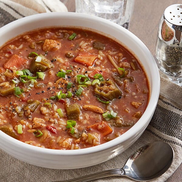 Knorr 16.9 oz. Soup du Jour Chicken Gumbo Soup Mix - 4/Case