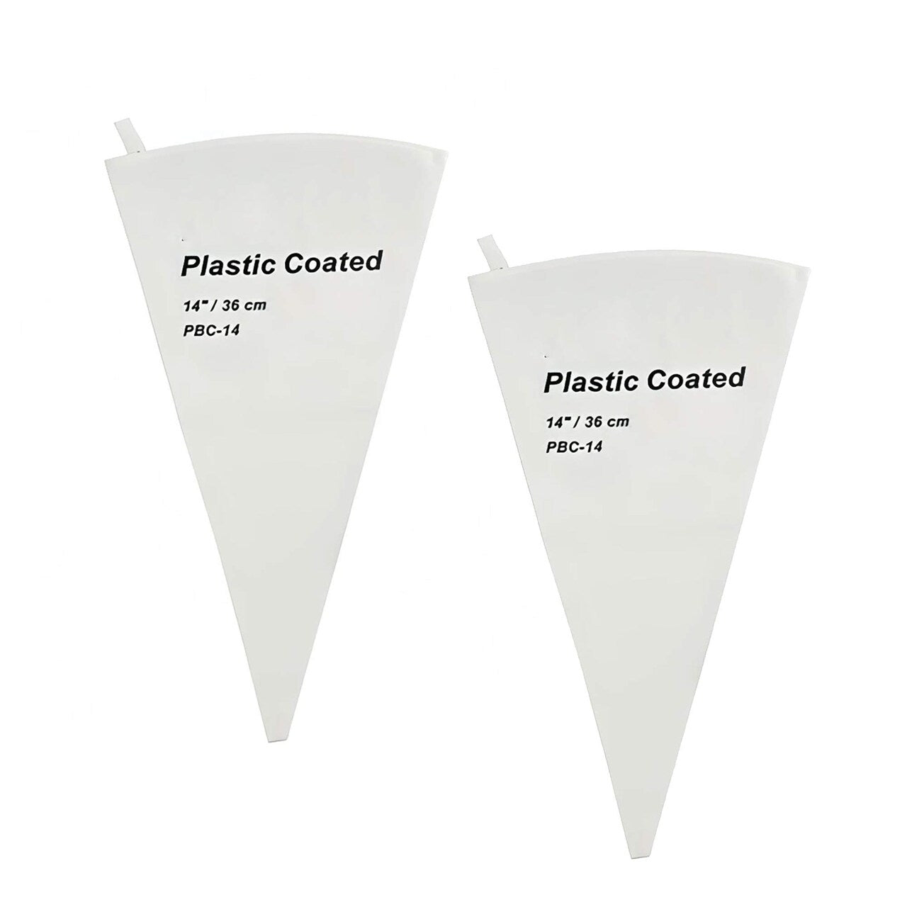 White Cotton Poly Coated Pastry Bag 14 Inch Size