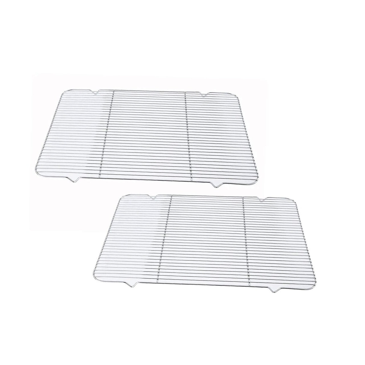 Large Chrome Rectangular Icing Cooling Rack with Feet 25 x 16.25 Inches