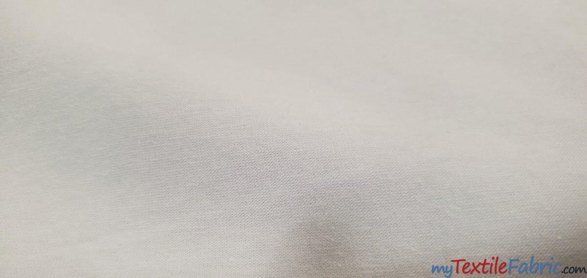 Cotton Spandex Jersey Cotton Spandex Fabric - White And Black, 60" Wide (1 Yard)