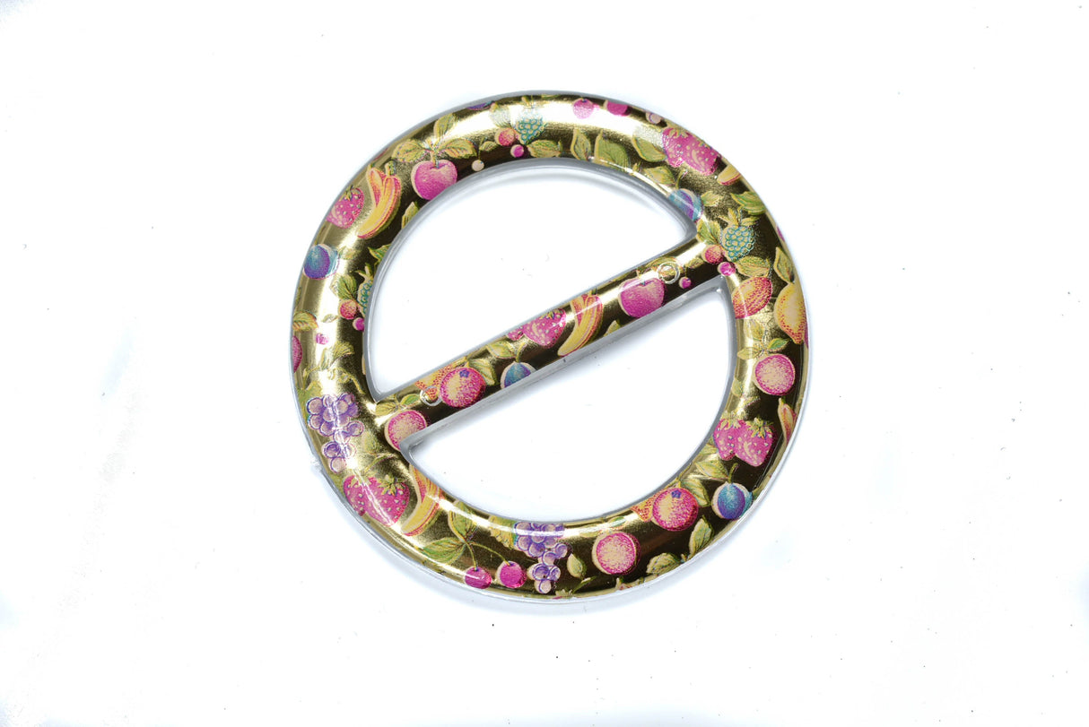 Gold Floral Belt Buckle