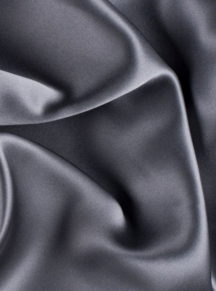 Stretch Satin Dark Silver