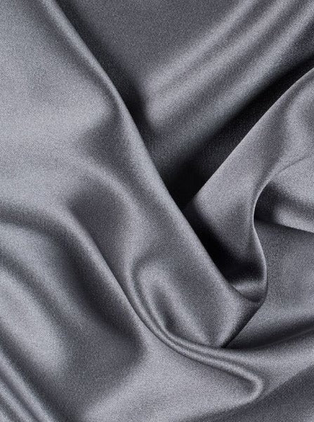 Stretch Satin Dark Silver