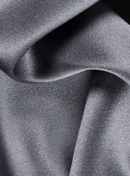 Stretch Satin Dark Silver