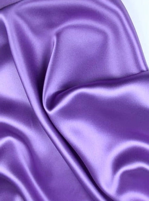 Lavender Polyester Satin