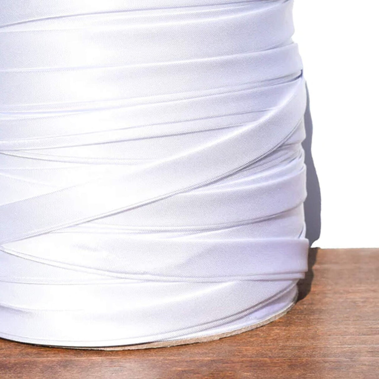 5 Yards White Polycotton Bias Tape Durable Binding for Sewing and Edging