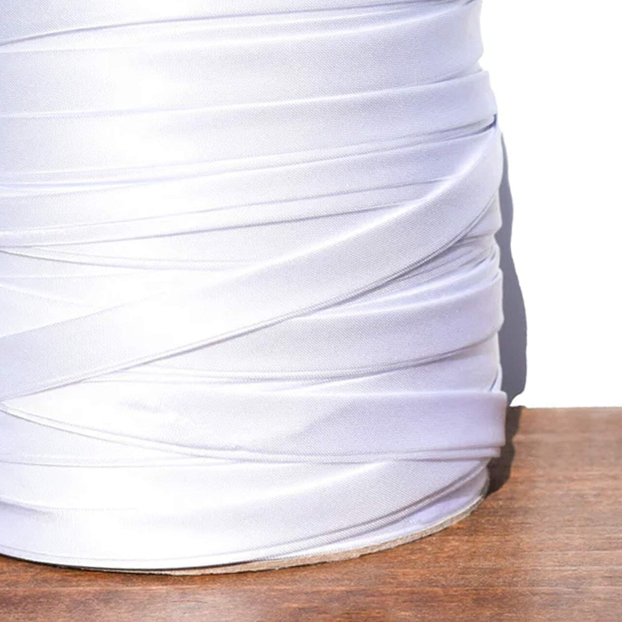 5 Yards White Polycotton Bias Tape Durable Binding for Sewing and Edging