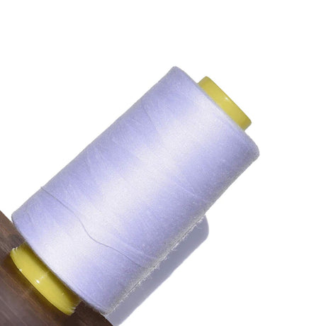 6,000 Yards White Polyester Sewing Thread All Purpose Serger & Machine Thread for Quilting, Garments & Crafts