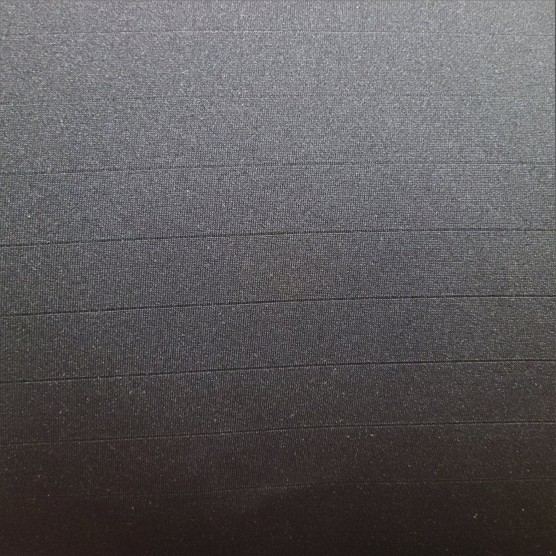 Polartec Powerstretch Fleece Knit Fabric - Black Lined - Seconds
