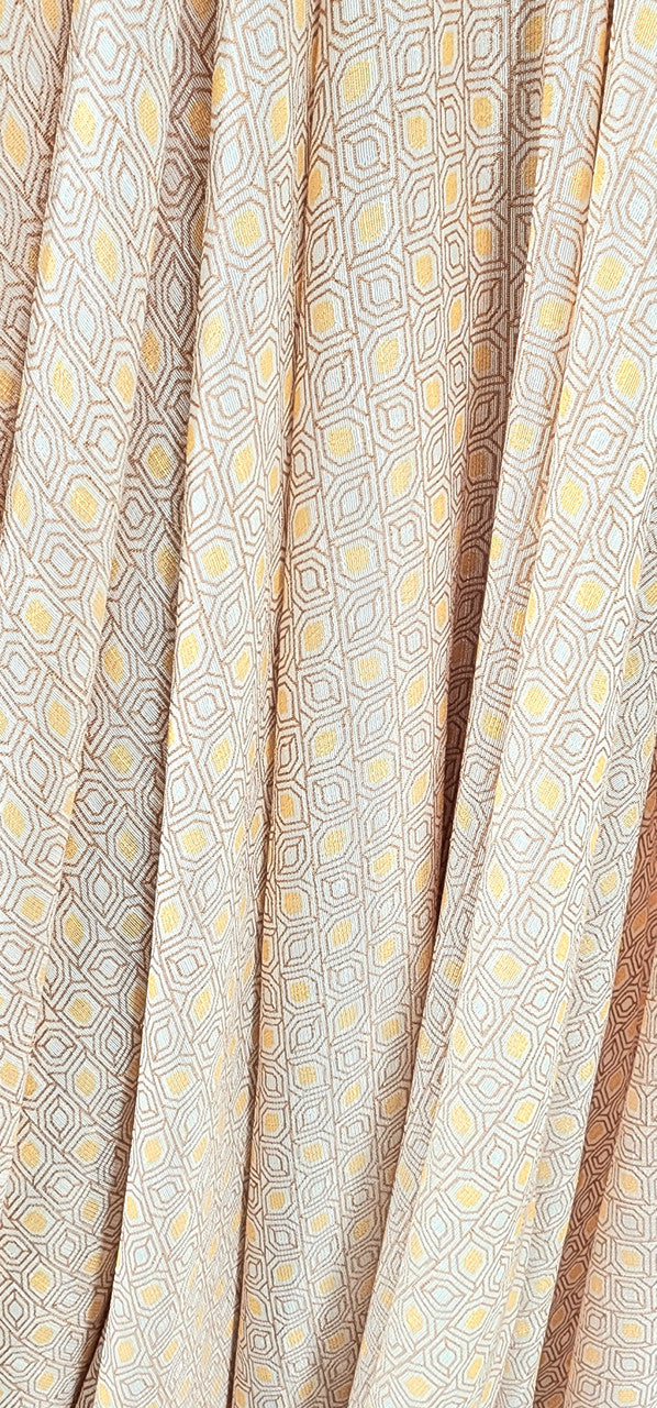 1 Yard Soft Slub Rayon Nylon Fabric Lemon Lightweight Apparel Material 57/58 Inches Width