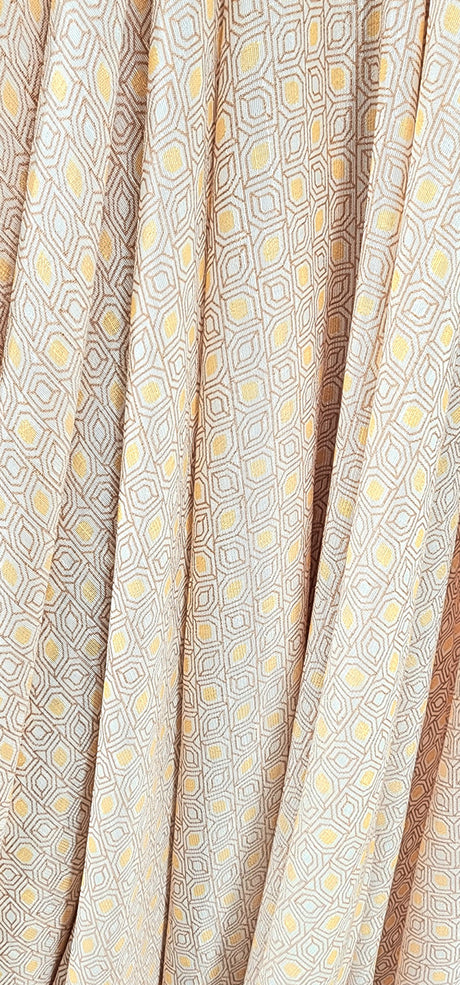1 Yard Soft Slub Rayon Nylon Fabric Lemon Lightweight Apparel Material 57/58 Inches Width