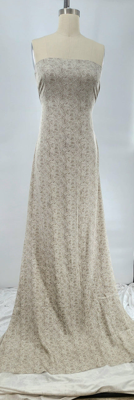 1 Yard Satin Rayon Cement Color Wide Luxurious Apparel Material Fabric 54/55 Inches Width