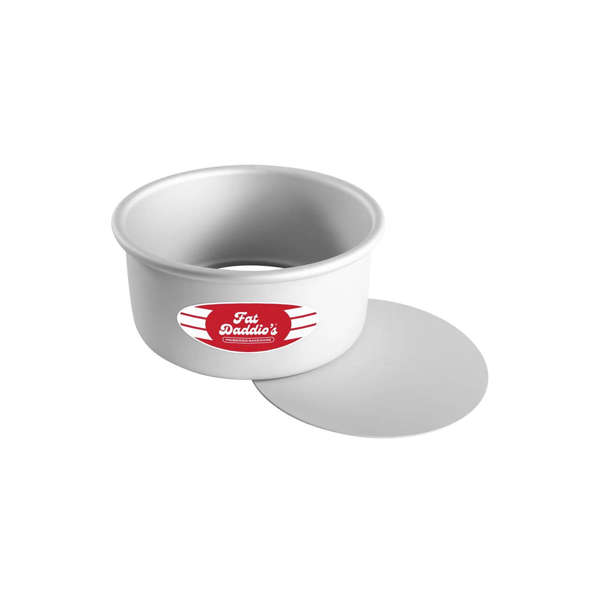 Fat Daddio's Anodized Aluminum Round Cheesecake Pan with Loose Bottom, 6" Dia. x 3" Deep