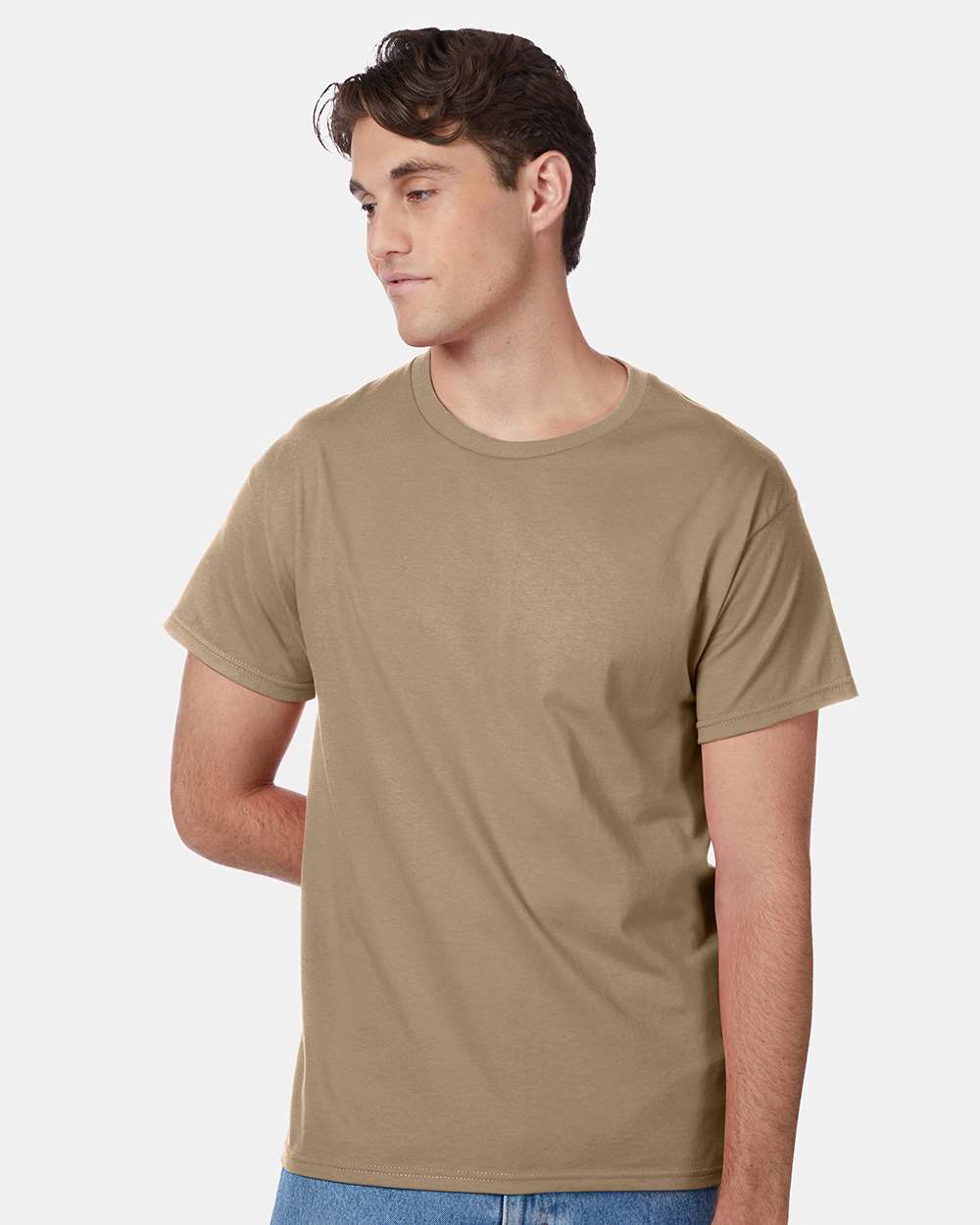 12 Pack Men's Authentic 100% Cotton Crew Neck T-Shirt