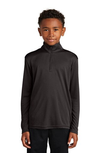Sport-Tek® Youth PosiCharge Competitor Long Sleeve 1/4-Zip Pullover