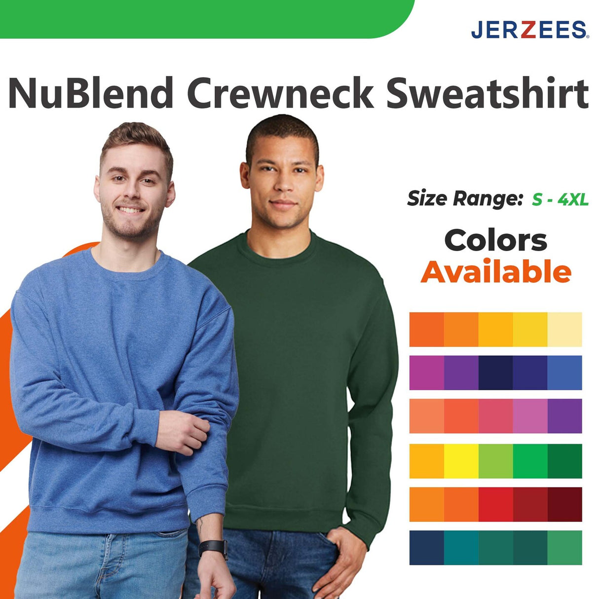 JERZEES® Nublend Crewneck Sweatshirt
