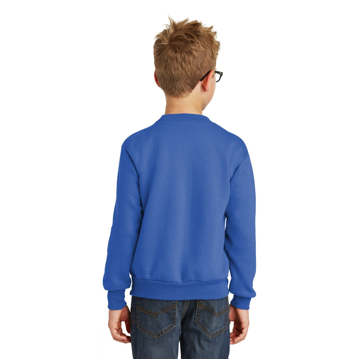 Gildan® Youth Heavy Blend Crewneck Long Sleeve Sweatshirt