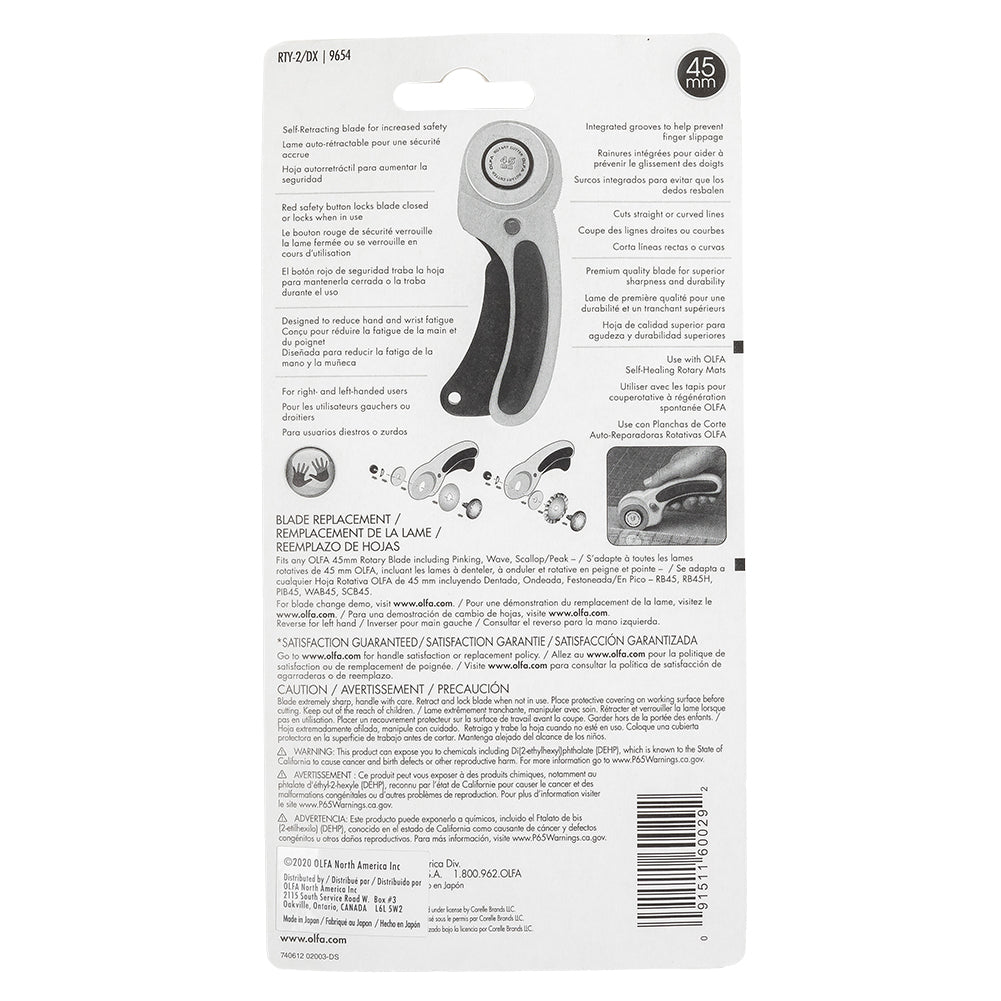 Olfa 45mm Ergonomic Rotary Cutter