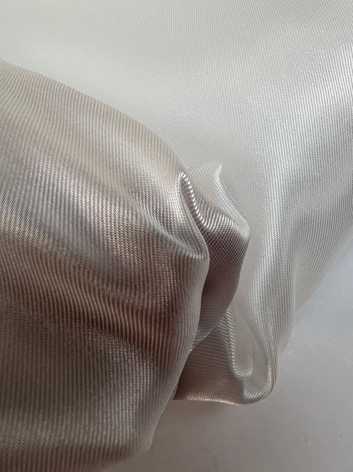 Polyamide Acetate Twill Lining White Shade
