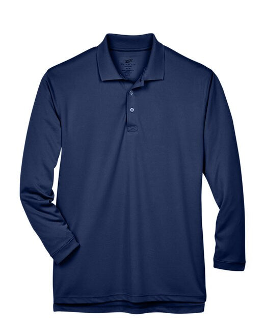 UltraClub® Adult Cool & Dry Sport Long-Sleeve Polo