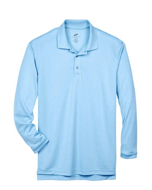 UltraClub® Adult Cool & Dry Sport Long-Sleeve Polo