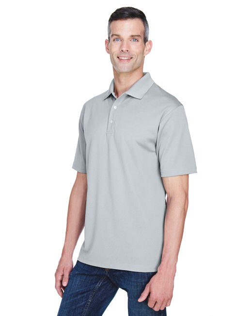 UltraClub® Men's Cool & Dry Stain-Release Performance Polo