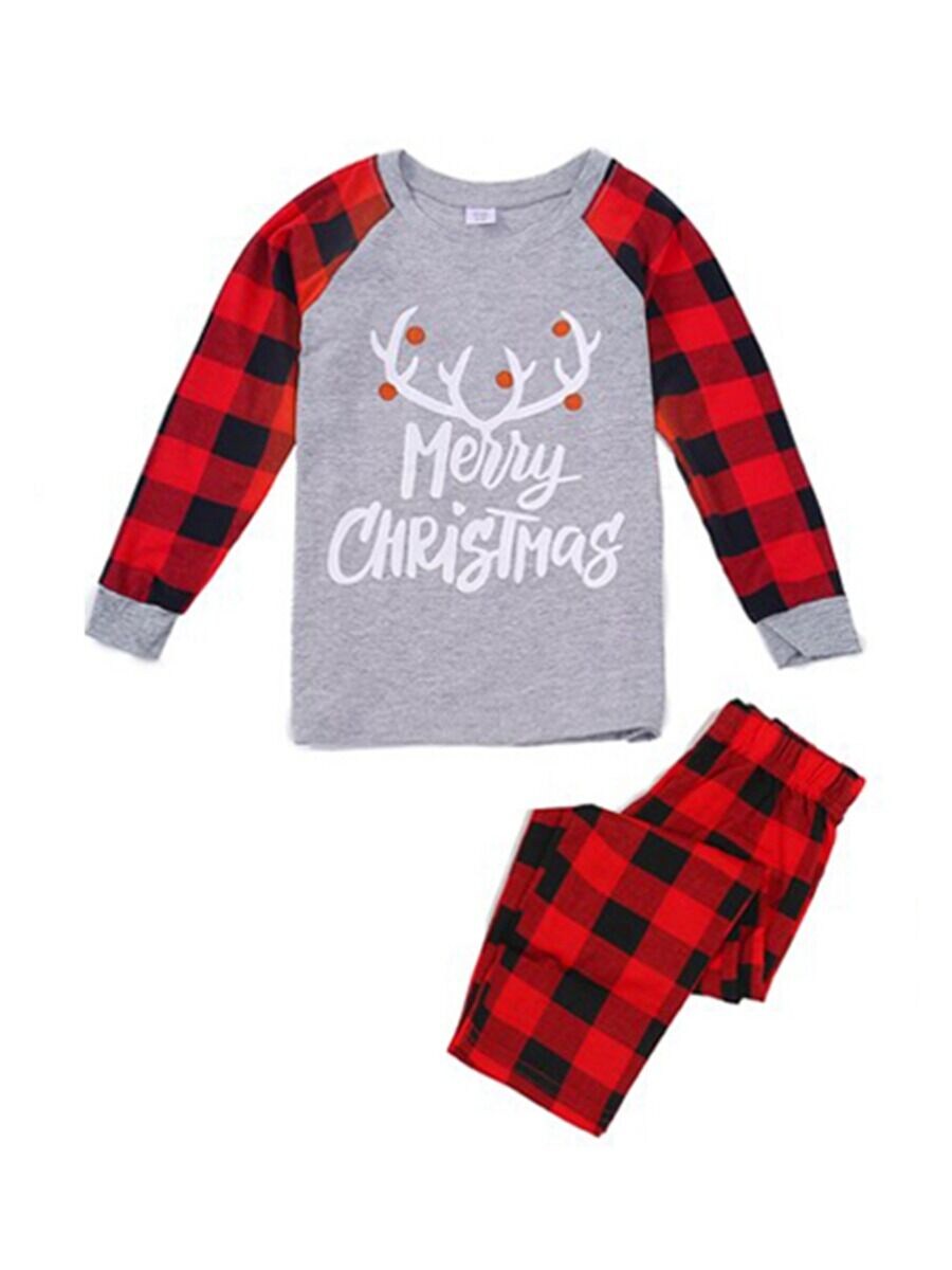 Pumpkin Printed Christmas Pajamas Outfits